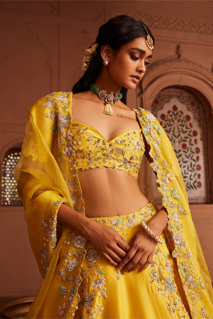Made To Order – Silk Embroidered Lehnga
