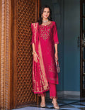 Viscose Embroidered Top & Dupatta 2pc Set