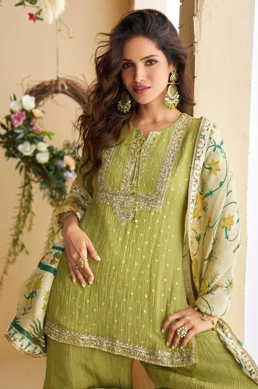 Beautifully Embroidered Stitched Dress