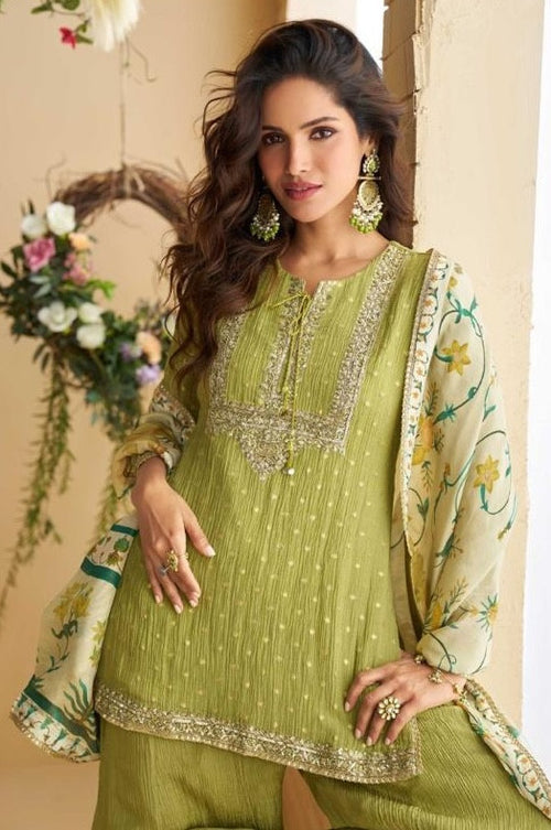 Beautifully Embroidered Stitched Dress