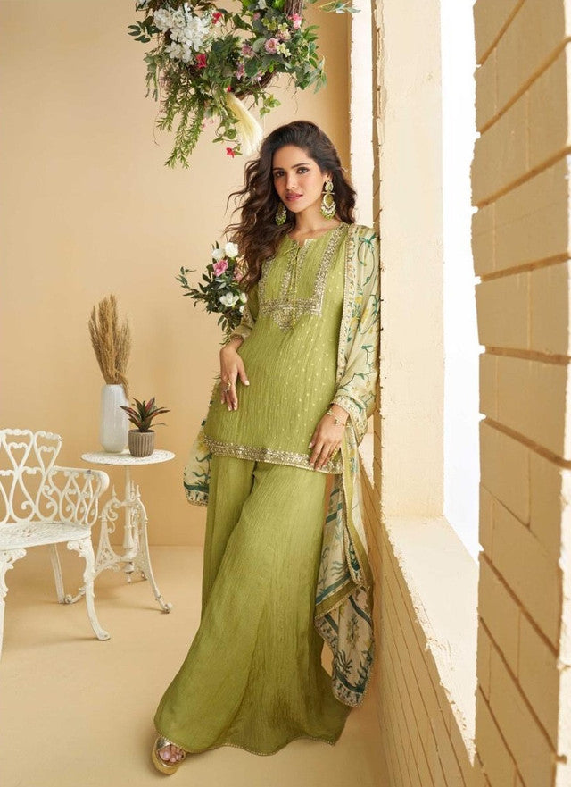 Beautifully Embroidered Stitched Dress