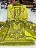 Pure Super Heavy Lawn Cotton Pakistani Style Stitched Suit