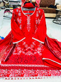 Pure Super Heavy Lawn Cotton Pakistani Style Stitched Suit
