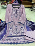 Pure Super Heavy Lawn Cotton Pakistani Style Stitched Suit